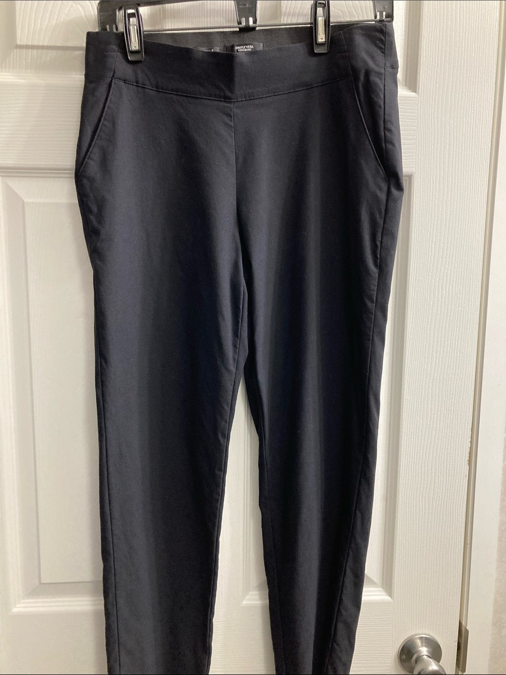 Simply Vera Vera Wang Black Slim Cropped Ankle Pants
